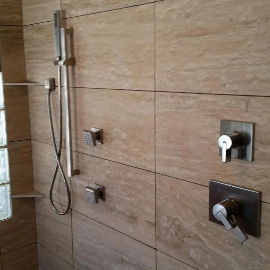 Shower fixture installation for Water Heater Replacement in Rolla